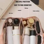 Makeup Storage Pouch Organized Cosmetic & Beauty Organizer Bag - Image 5