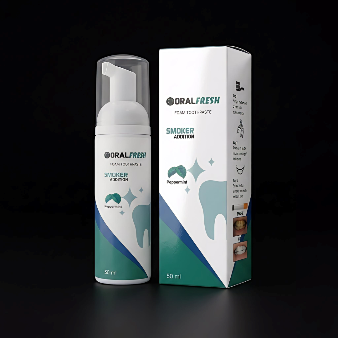 1778840293_6a06f2e560748 Oral Fresh Smoker Foam Toothpaste | Deep Clean & Fresh Breath - Image 1