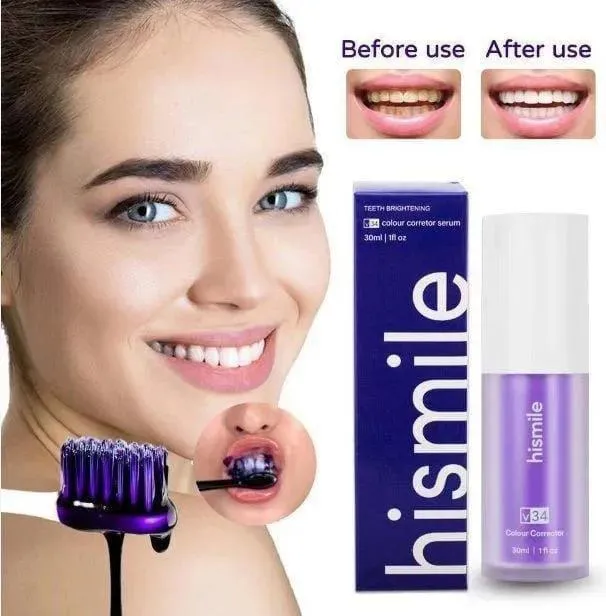 2203-241-696225-product-2 V34 Purple Teeth Whitening Serum 30ml Brightening Color Corrector - Image 1