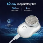 Rechargeable Honeycomb Electric Shaver for Men & Women Portable Cordless Razor - Image 4