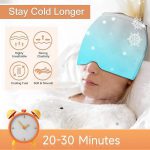Migraine Relief Ice Cap  Instant Cooling Headache Relief Therapy Hat - Image 3
