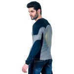 Grey All-Season Motorcycle Riding Shirt with Protective Armor - Image 4