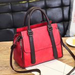 Women's Orange Boston Shoulder Bag – Fashion Handbag with Strap - Image 6