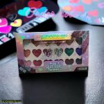 Glitter Eyeshadow Palette – Heart Shape, 18 Shades, Long Lasting - Image 3