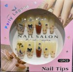 Premium Fake Nail Set 12 Multicolor Designs