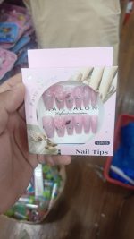 Premium Fake Nail Set 12 Multicolor Designs - Image 3