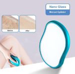 Portable Women's Epilator - Painless Reusable Hair Removal Device, Blue - Compact & Washable - Image 4
