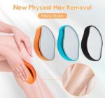 Portable Women's Epilator - Painless Reusable Hair Removal Device, Blue - Compact & Washable - Image 3