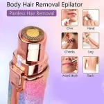 Rechargeable 2-in-1 Eyebrow & Hair Trimmer for Women - Image 3