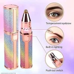 Rechargeable 2-in-1 Eyebrow & Hair Trimmer for Women - Image 6