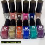 Peel-off Nail Polish Set 12 Colors Quick-Drying - Image 3