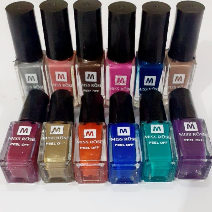 1165-258-402014-product-1 Peel-off Nail Polish Set 12 Colors Quick-Drying - Image 1