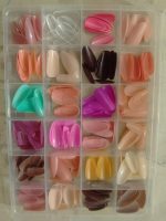 288 Pcs Fake Nails ABS Plastic Multicolor Set - Image 4