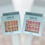 Premium Quality Stick-On Nails ABS Multicolor Floral Gemstone