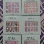 Multicolor Acrylic Fake Nails Quick Dry Home Use