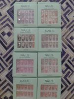 Premium Quality Stick-On Nails ABS Multicolor Floral Gemstone - Image 6