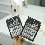 Multicolor Fake Nails ABS Plastic Bridal Party Wear