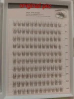 Wispy Eyelash Clusters Black Brown Pre-Glued — Instant Natural Lash Set - Image 9