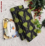 Polo Cotton Printed Shirt & Trouser Set - Green 2 Pcs