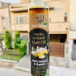 Herbs Infused Hair Oil 100 Percent Natural Organic for Hair Growth and Shine