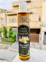 Herbs Infused Hair Oil 100 Percent Natural Organic for Hair Growth and Shine