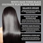 Anti Greying Serum for Dark Hair 30ml, Black Changed Complex Formula for Pakistani Men and Women - Image 3