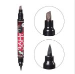 Waterproof 2-in-1 Eyeliner Pen – Dark Brown & Black, Smudge Proof - Image 3