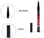 Premium Waterproof Eyeliner Pen 12 Pcs Long Lasting - Image 4