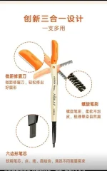 Rotatable Waterproof Eyebrow Pencil Brush