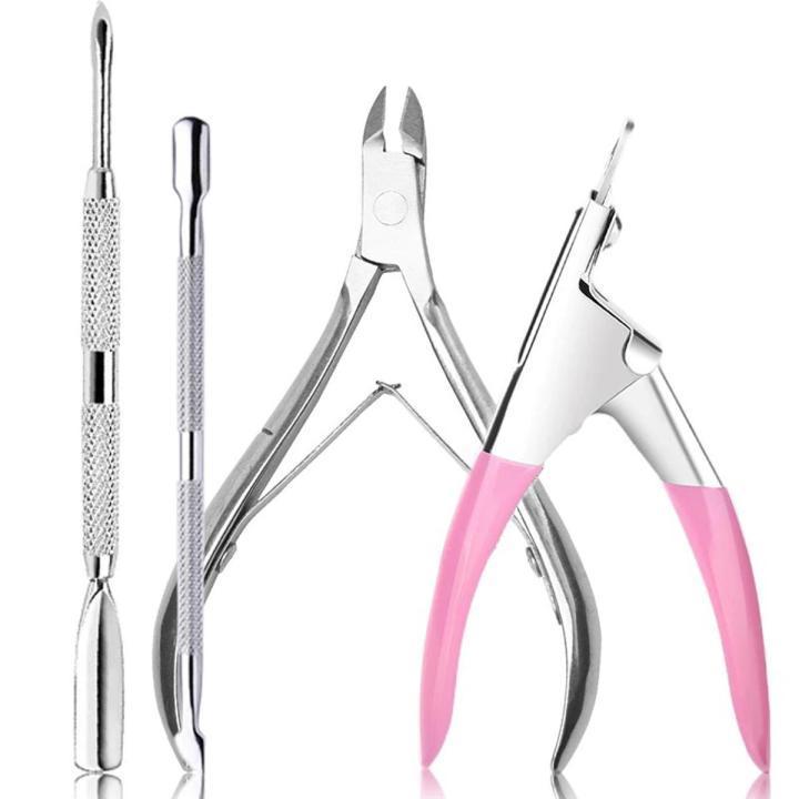 1338-258-471350-product-1 Stainless Steel 4-Piece Nail Care Tool Set - Image 1