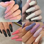 Premium Quality Stick-On Nails ABS Plastic Multicolor