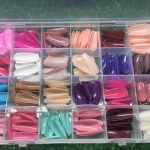 Professional Manicure Fake Nails ABS Plastic Multicolor Set