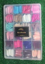 Professional Manicure Fake Nails ABS Plastic Multicolor Set - Image 3