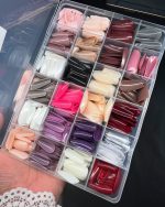 Multicolor Fake Nail Set ABS Plastic 576pc
