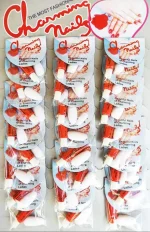 24 Pcs ABS Fake Nails with Glue for Women - Image 5