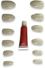 24 Pcs ABS Fake Nails with Glue for Women - Image 6