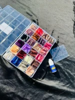 576-Piece ABS Plastic Nail Set with Free Glue - Image 5