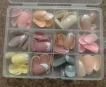 144 Pcs French Tip Nails Nude Shades - Image 6