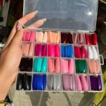 Premium Quality Stick-On Nails ABS Plastic Multicolor