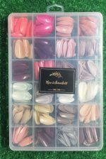 Premium Fake Nails Set 576 ABS Multicolor - Image 3