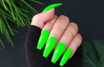 Green Fake Nails ABS Plastic Party Wear - Image 4