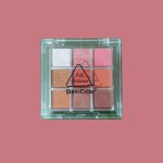 Matte & Glitter Eyeshadow Palette 9 Shades Transparent Case - Image 5