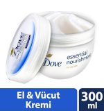 Dove Essential Nourishment Cream 300ml – Deep Hydration for Dry Skin