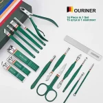 16-in-1 Stainless Steel Nail Cutter Set Multicolor Foldable Bag - Image 4