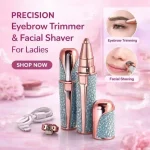 2-in-1 Rechargeable Eyebrow & body Trimmer - Image 3