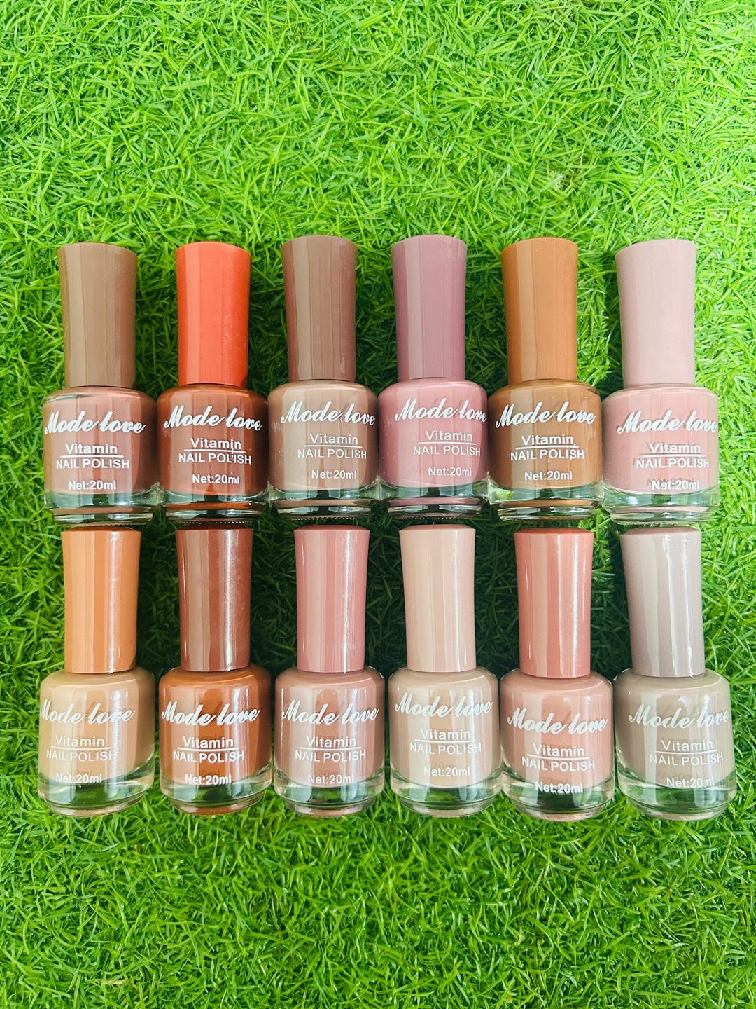 1466-258-498705-product-1 Premium Matte Nail Polish 12 Shades 20ml Set - Image 1