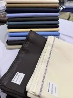 Unstitched Cotton Suit for Men – Light Brown Summer & Eid Wear Pakistan