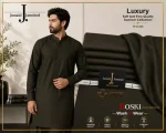 Men's Unstitched Wash and Wear Plain Suit – Green Summer Fabric Pakistan