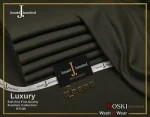 Men's Unstitched Wash and Wear Plain Suit – Green Summer Fabric Pakistan - Image 2