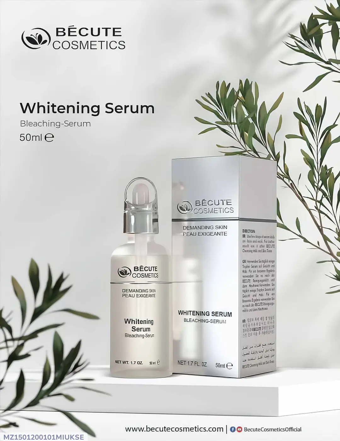 1501-256-737765-product-1 Becute Cosmetics Whitening Bleaching Serum 50ml - Image 1